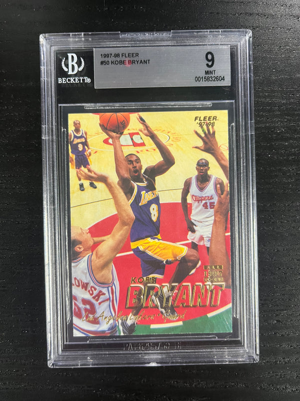 Kobe Bryant 1997-98 Fleer  BGS 9