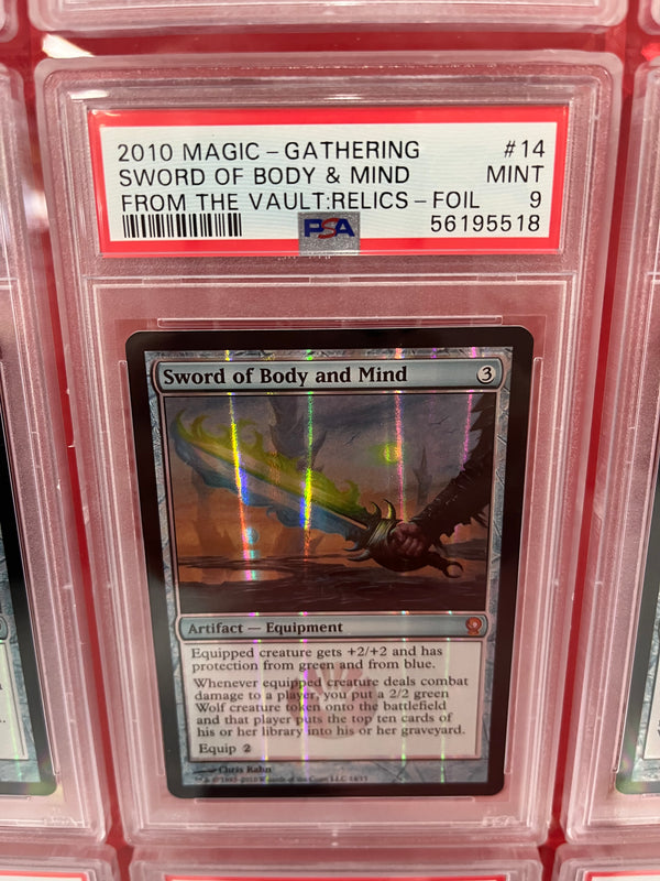 2010 Magic the Gathering #14 Sword of the Body and Mind  PSA 9