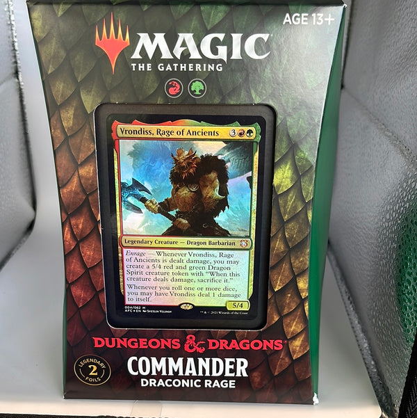 Magic Commander Deck(Draconic Rage)