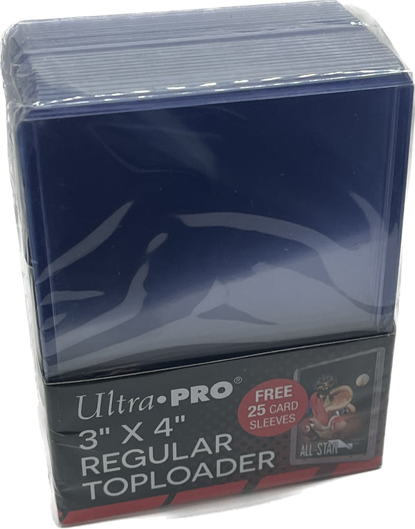 Ultra Pro 3x4 Regular Toploader 25 Pack