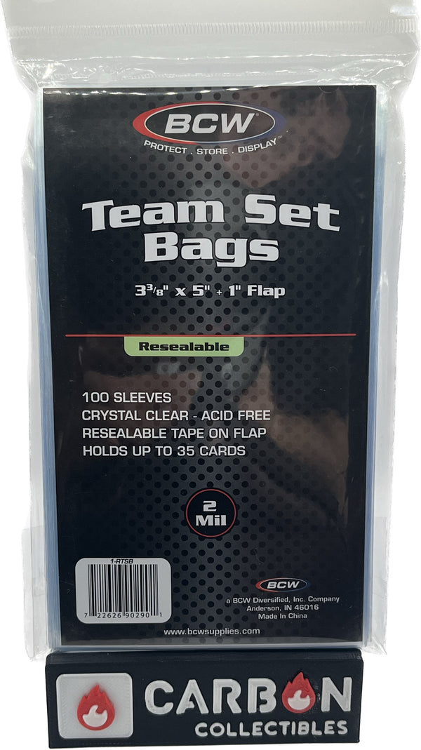 BCW Team Set Bags 100 Sleeves